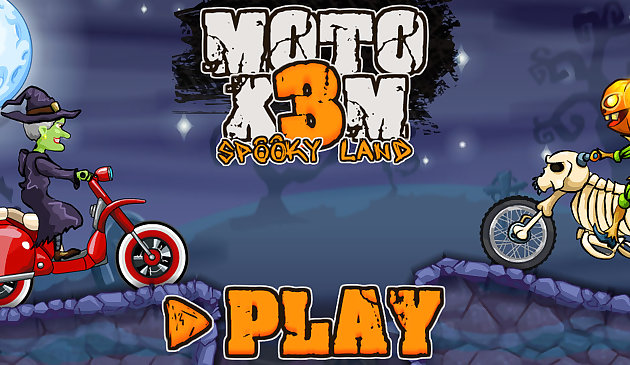 Moto X3M Spooky Land  Moto X3M has had a spooky upgrade. Want to see what  happens when one of the team takes it on for the first time? Watch below and